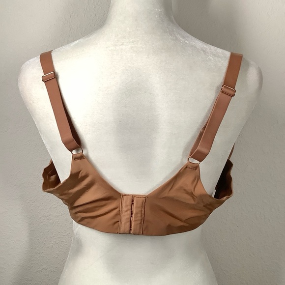 AERIE Real Me Full Coverage Underwire Bra Copper Brown 40D Smooth T-shirt Bra - Picture 10 of 11